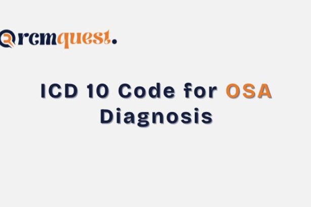 ICD 10 Code for OSA Diagnosis