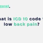 What is ICD 10 code for low back pain