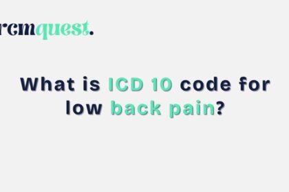 What is ICD 10 code for low back pain